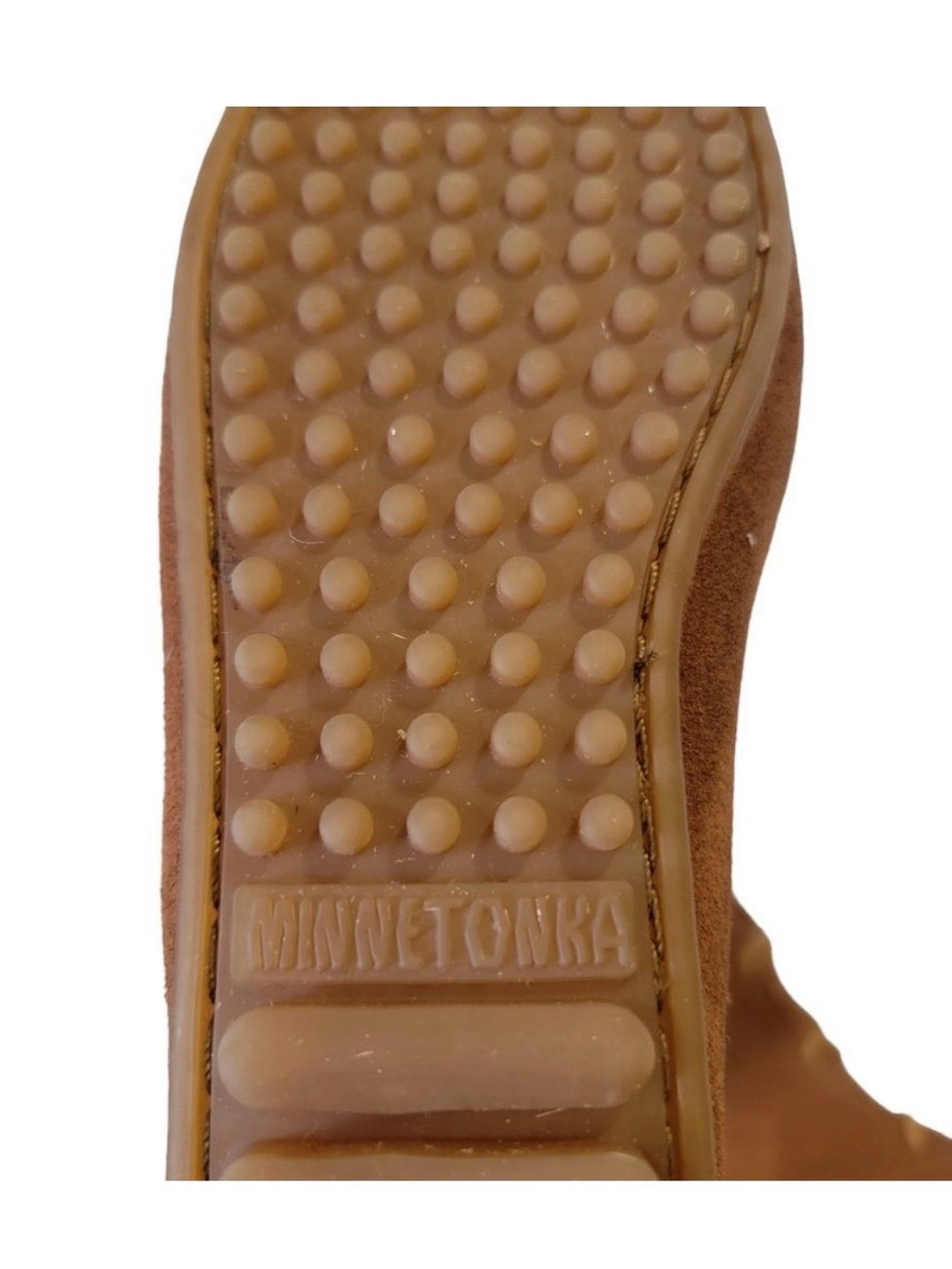 Minnetonka Chestnut Brown Suede Lace-Up Over-the-Knee Fringe Boots - Picture 8 of 10